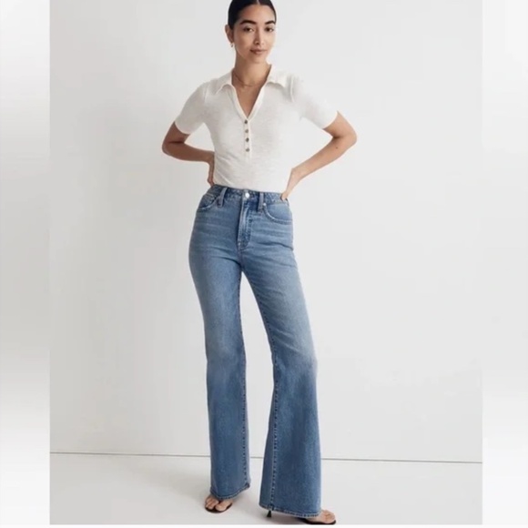 Madewell The Perfect Vintage Flare Jean 32 - Picture 3 of 15